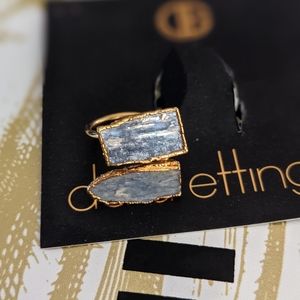New! Gorgeous Data Ettinger Kyanite adjustable ring